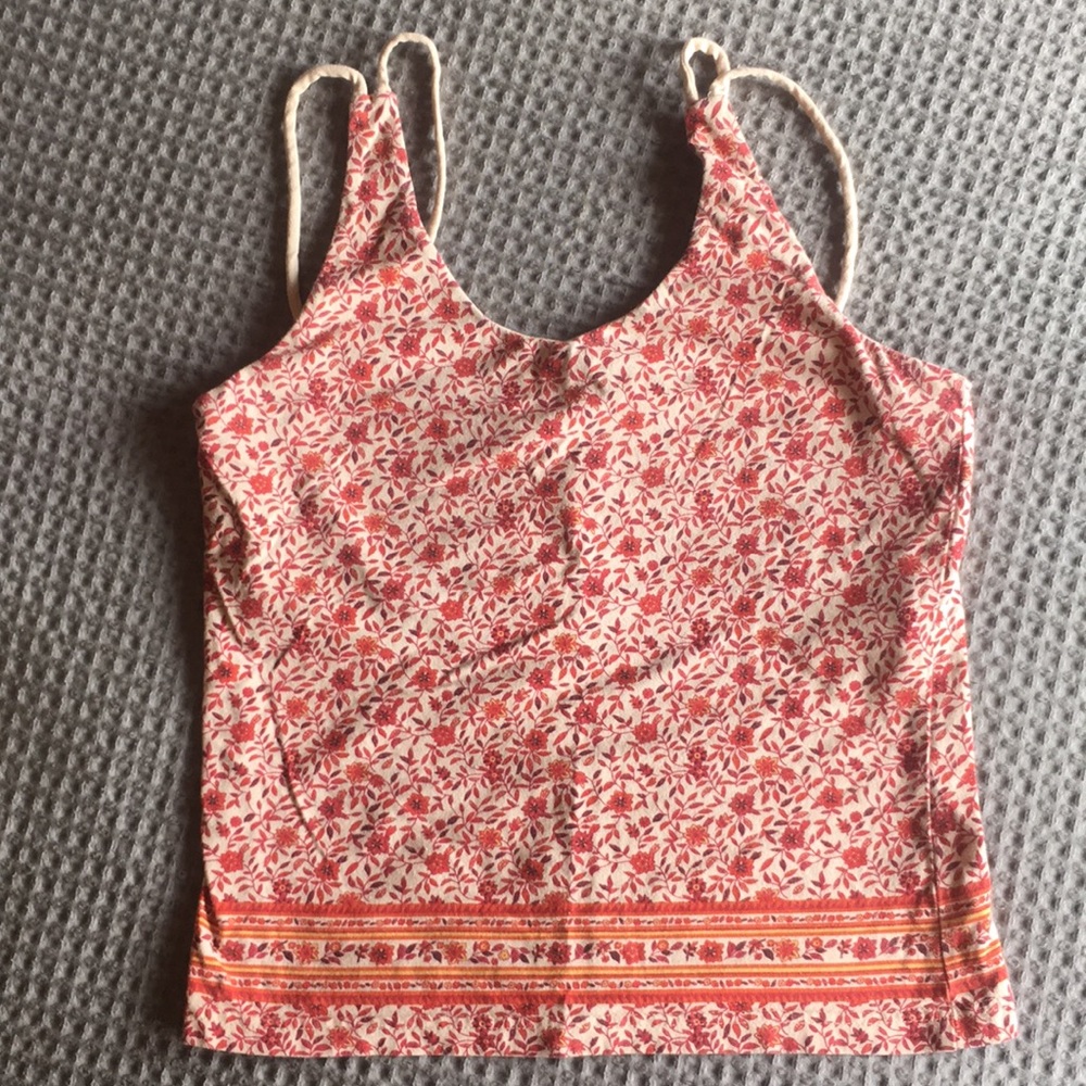 Cute Floral Tank Top